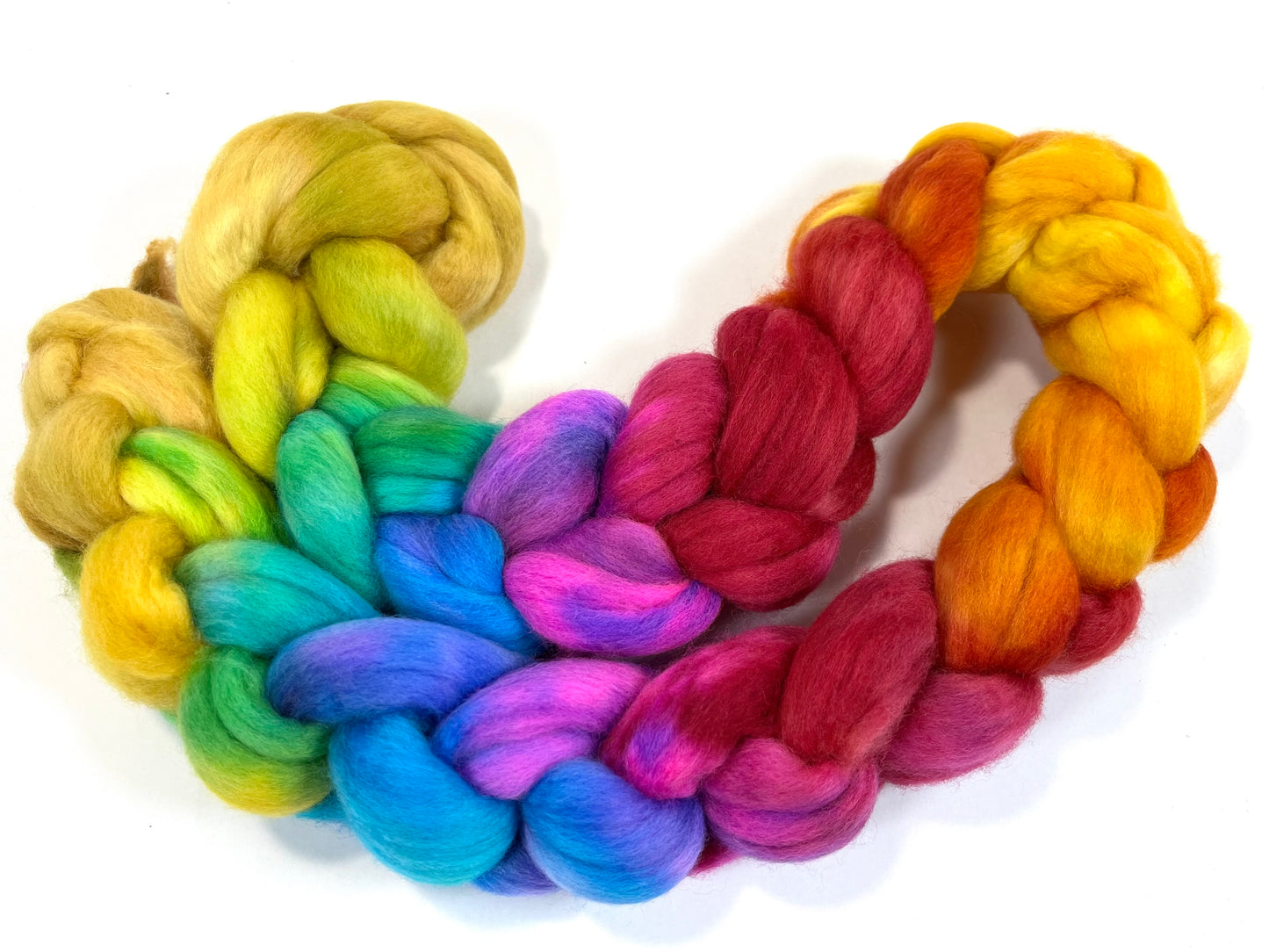 Limited Edition 0527-02A- 4 oz Falkland Merino wool combed top, roving, spinning fiber, handspinning, felting, needle felting, weaving supplies