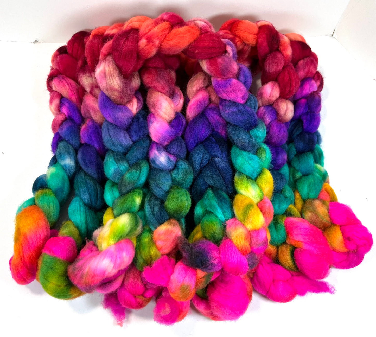 Limited Edition 0527-01 - 4 oz Bluefaced Leicester wool combed top, roving, spinning fiber, handspinning, felting, needle felting, weaving supplies