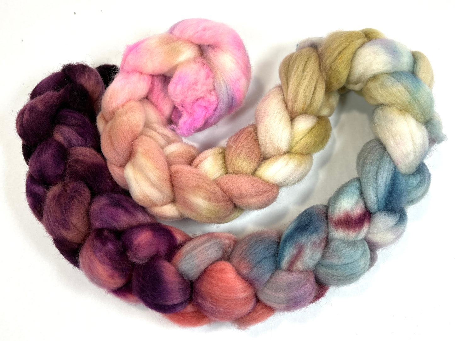 Day's End 1212-02 - 4.9 oz Targhee wool combed top, roving, spinning fiber, handspinning, felting, needle felting, weaving supplies