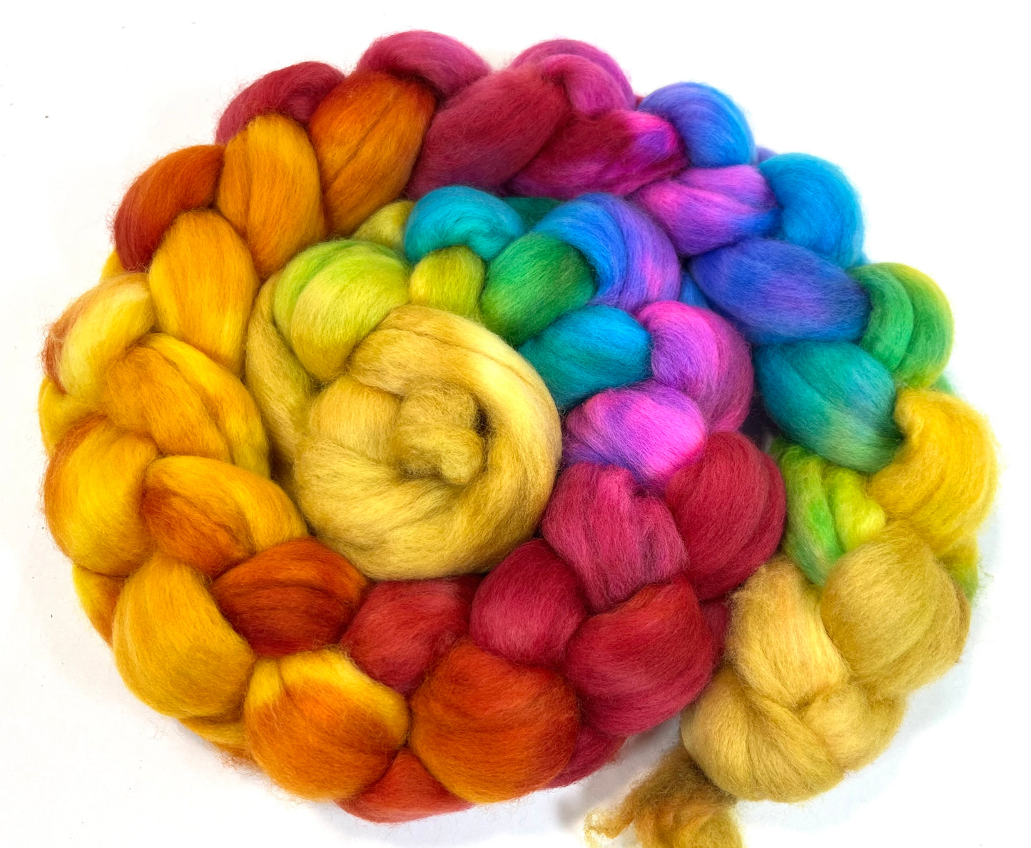 Limited Edition 0527-02A- 4 oz Falkland Merino wool combed top, roving, spinning fiber, handspinning, felting, needle felting, weaving supplies