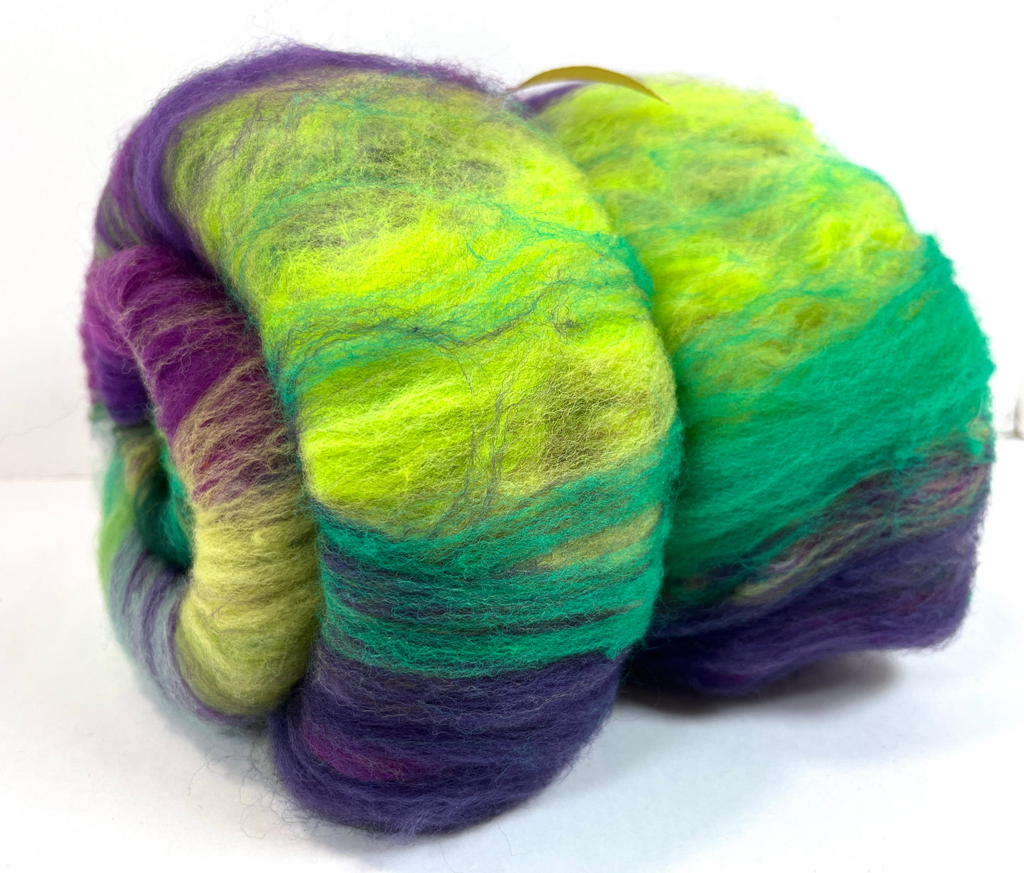 Crayon Box Batt 1004-02 - 3.5 oz Soft wool, NO SPARKLE, spinning fiber, drumcarded, handspinning, nuno, felting wool