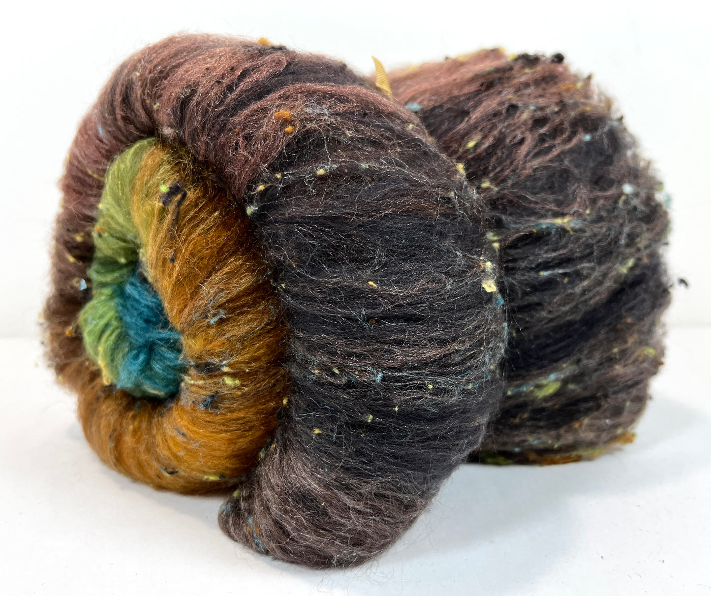 Keepsake Batt 1130-05 - 2.6 oz Falkland Merino wool, silk, noils, spinning fiber, drumcarded, handspinning, nuno, felting wool