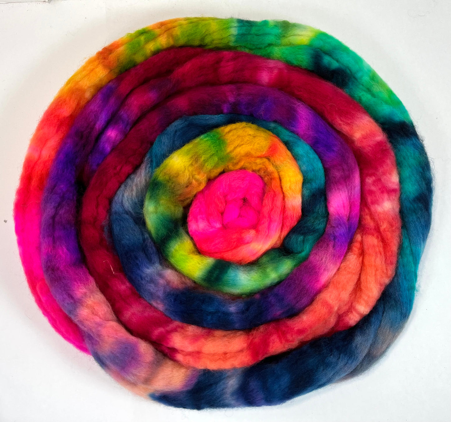 Limited Edition 0527-01 - 4 oz Bluefaced Leicester wool combed top, roving, spinning fiber, handspinning, felting, needle felting, weaving supplies