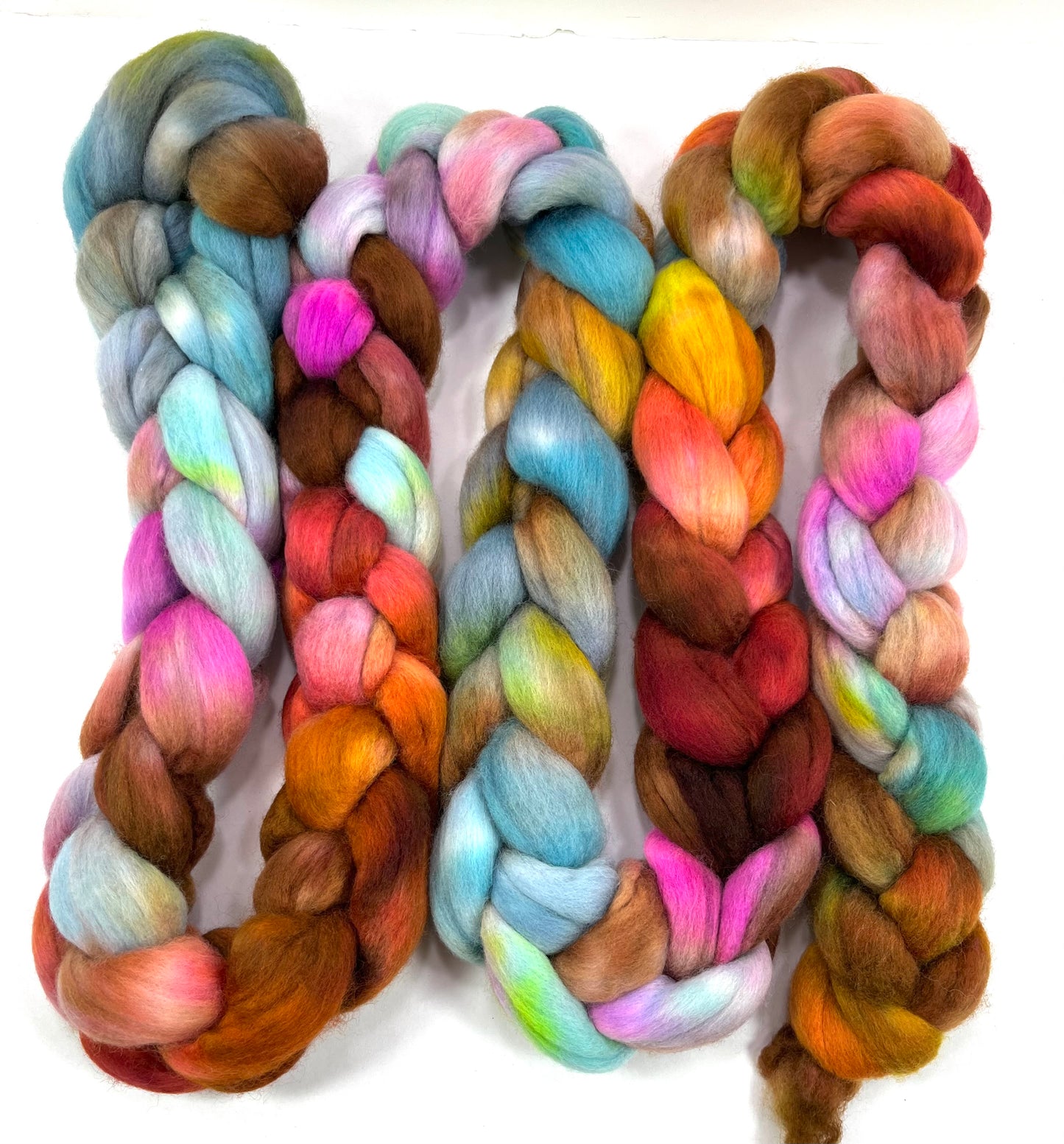 Day's End 0901-01 - 8.9 oz Polwarth wool combed top, roving, spinning fiber, handspinning, felting, needle felting, weaving supplies