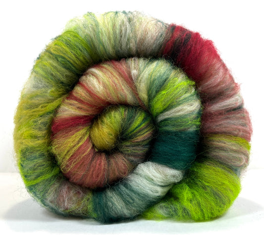 Crayon Box Batt 0826-01 - 3.4 oz Soft wool, NO SPARKLE, spinning fiber, drumcarded, handspinning, nuno, felting wool