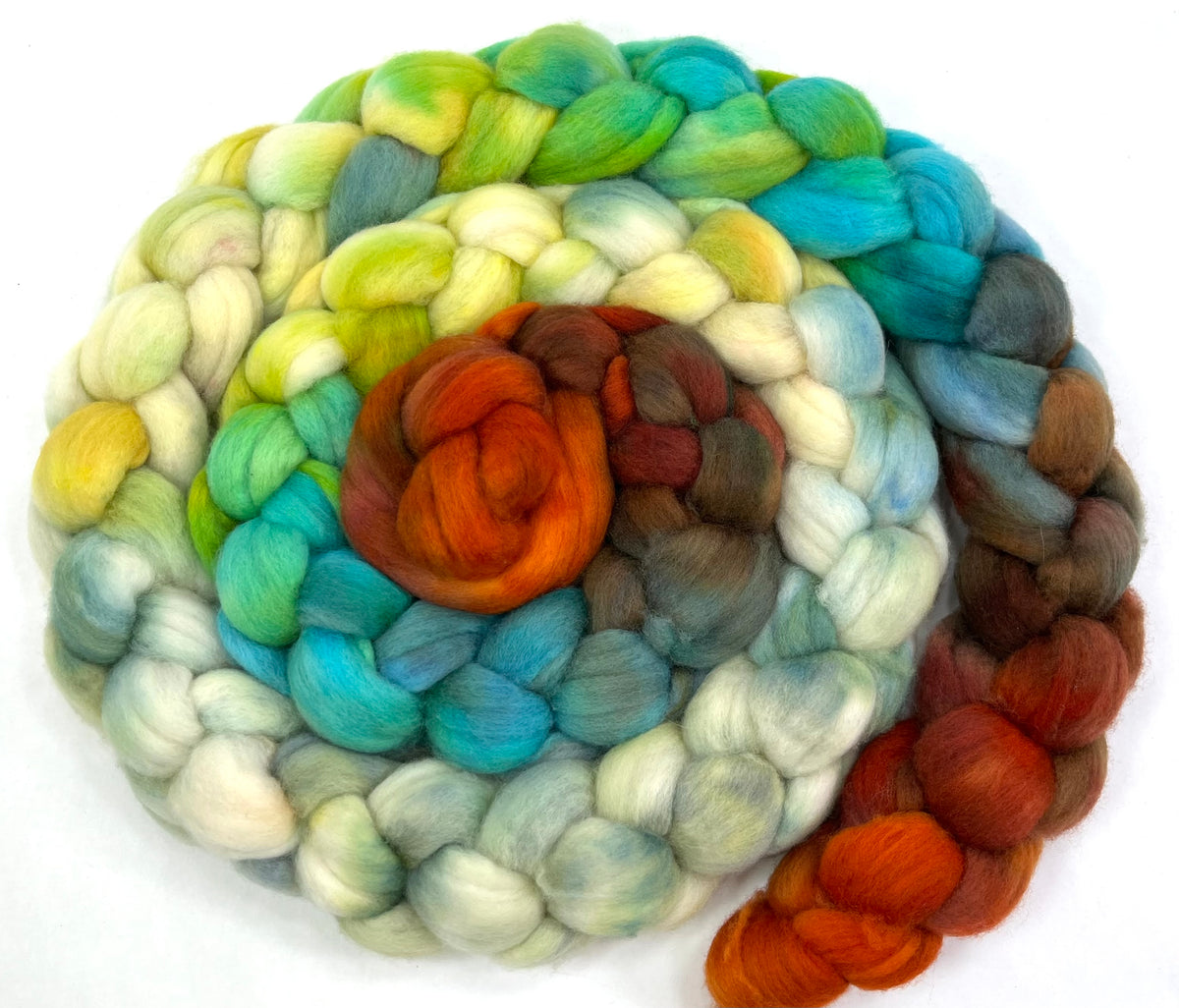 Day's End 0925-02 - 8.4 oz Cormo wool combed top, roving, spinning fiber, handspinning, felting, needle felting, weaving supplies