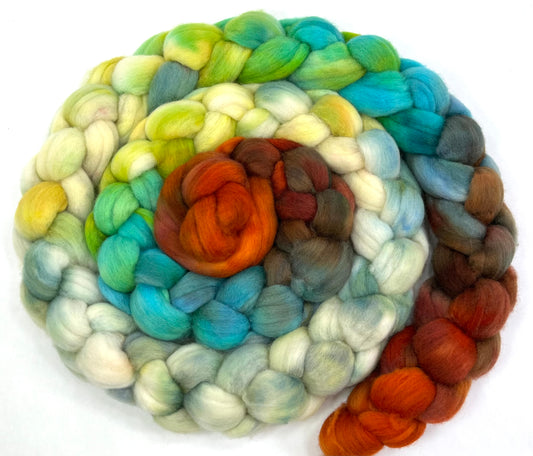 Day's End 0925-02 - 8.4 oz Cormo wool combed top, roving, spinning fiber, handspinning, felting, needle felting, weaving supplies