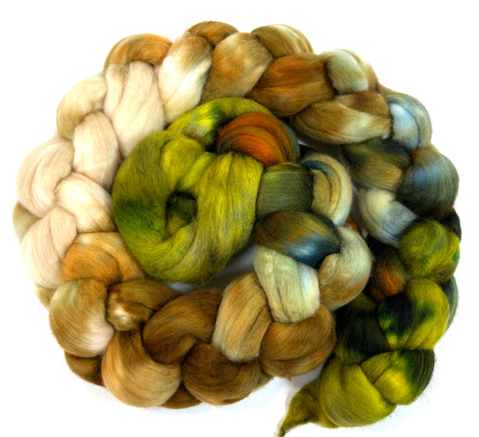 Willow MG - 4 oz 14.5 micron Merino wool combed top, roving, spinning fiber, handspinning, felting, needle felting, weaving supplies