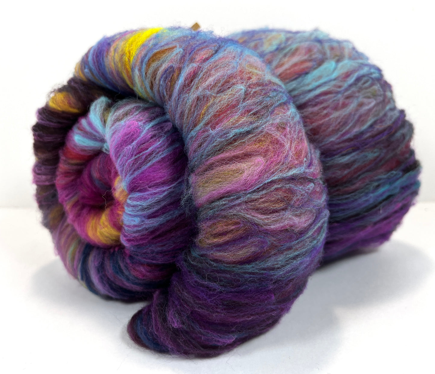 Crayon Box Batt 0826-07 - 4.1 oz Soft wool, spinning fiber, drumcarded, handspinning, nuno, felting wool