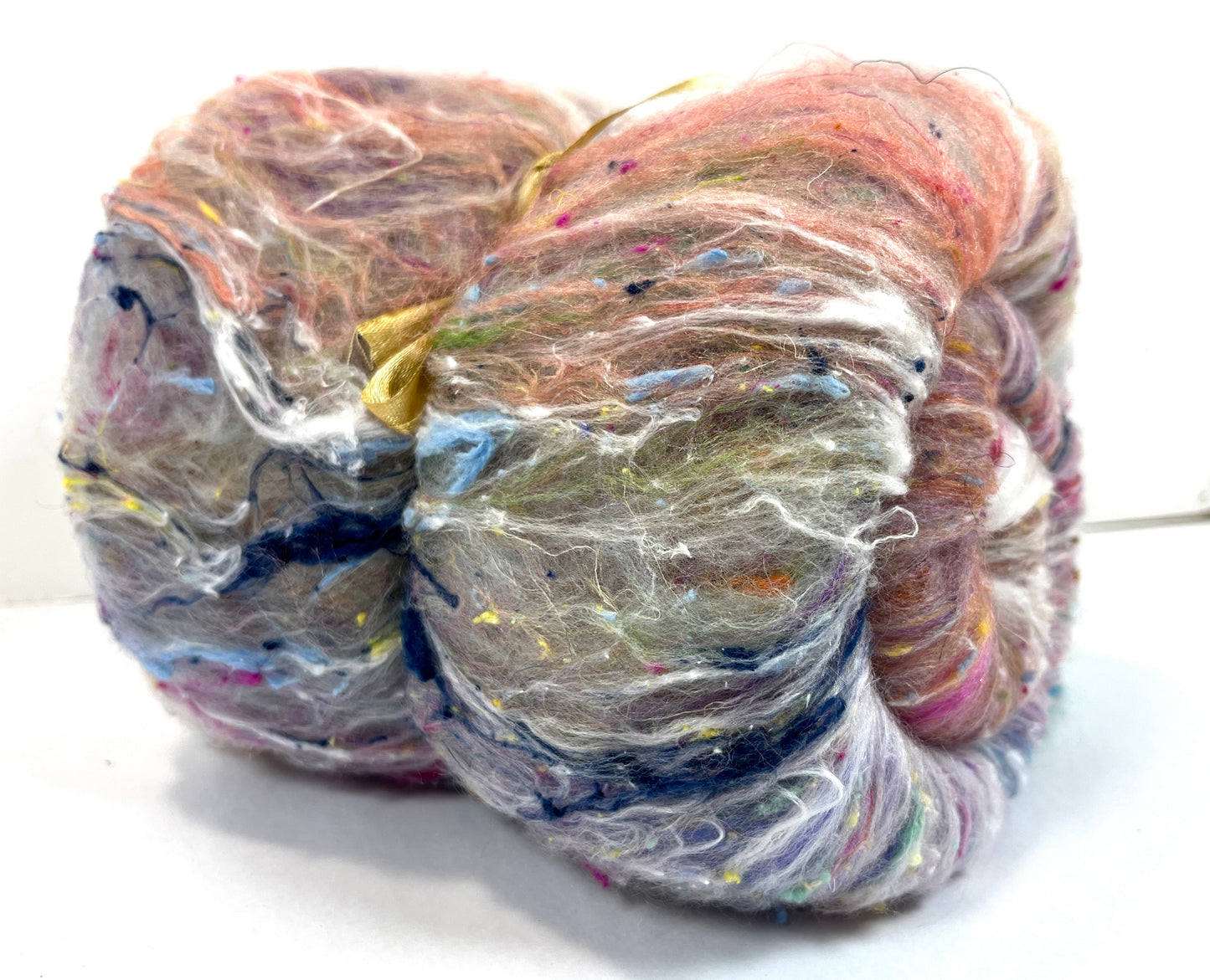 Kitchen Sink Batt 1201-09 - 3.5 oz soft wools, silk, noils, spinning fiber, handspinning, nuno, felting wool, weaving