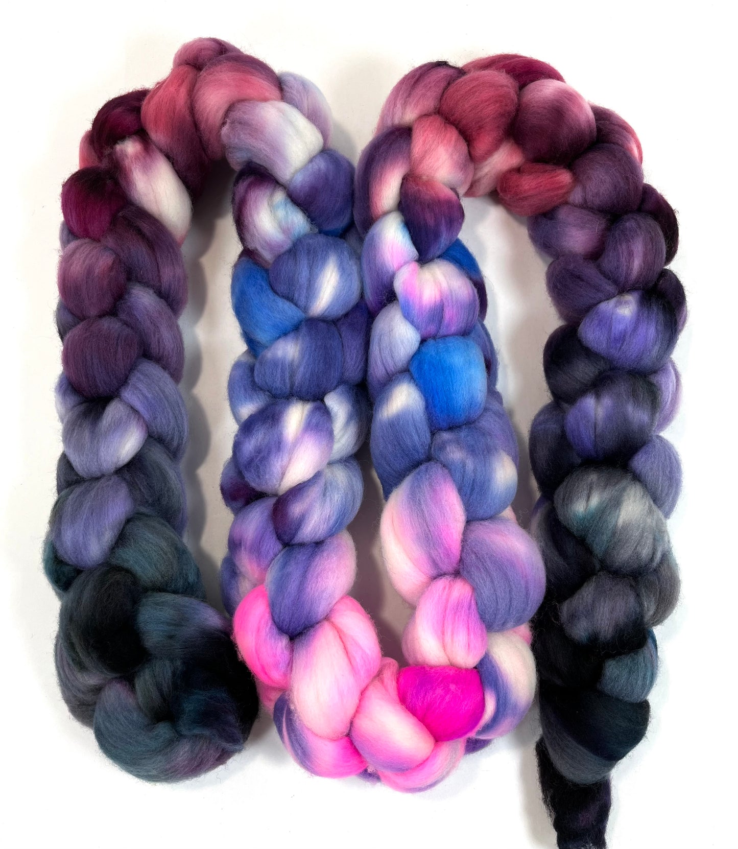 Day's End 0618-07 - 8.8 Targhee wool combed top, roving, spinning fiber, handspinning, felting, needle felting, weaving supplies