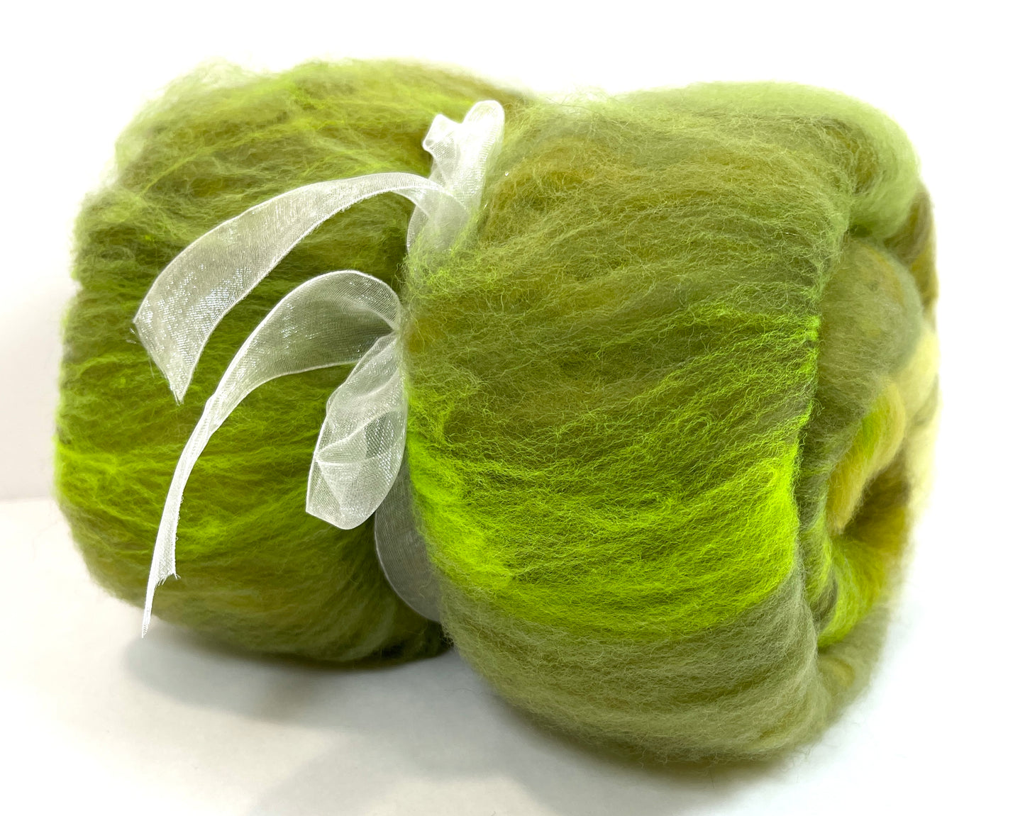 Crayon Box Batt 1027-02 - 2.8 oz Soft wool, NO SPARKLE, spinning fiber, drumcarded, handspinning, nuno, felting wool