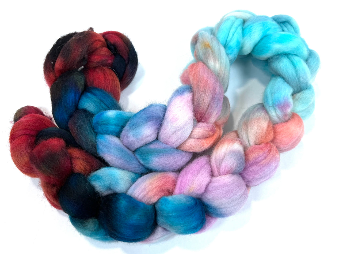 Day's End 0506-03 - 4.3 Polwarth wool combed top, roving, spinning fiber, handspinning, felting, needle felting, weaving supplies