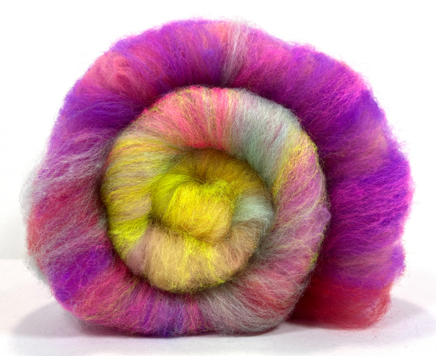 Crayon Box Batt 0814-02 - 2.4 oz Soft wool, spinning fiber, drumcarded, handspinning, nuno, felting wool
