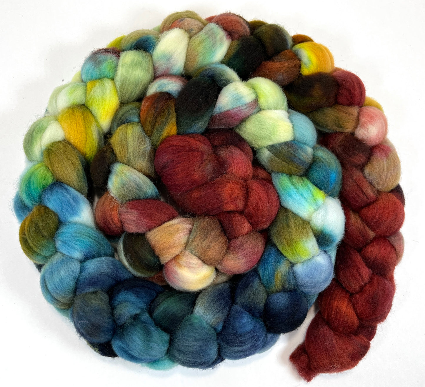 Day's End 0827-03A, 9.2 oz Targhee wool combed top, roving, spinning fiber, handspinning, felting, needle felting, weaving supplies