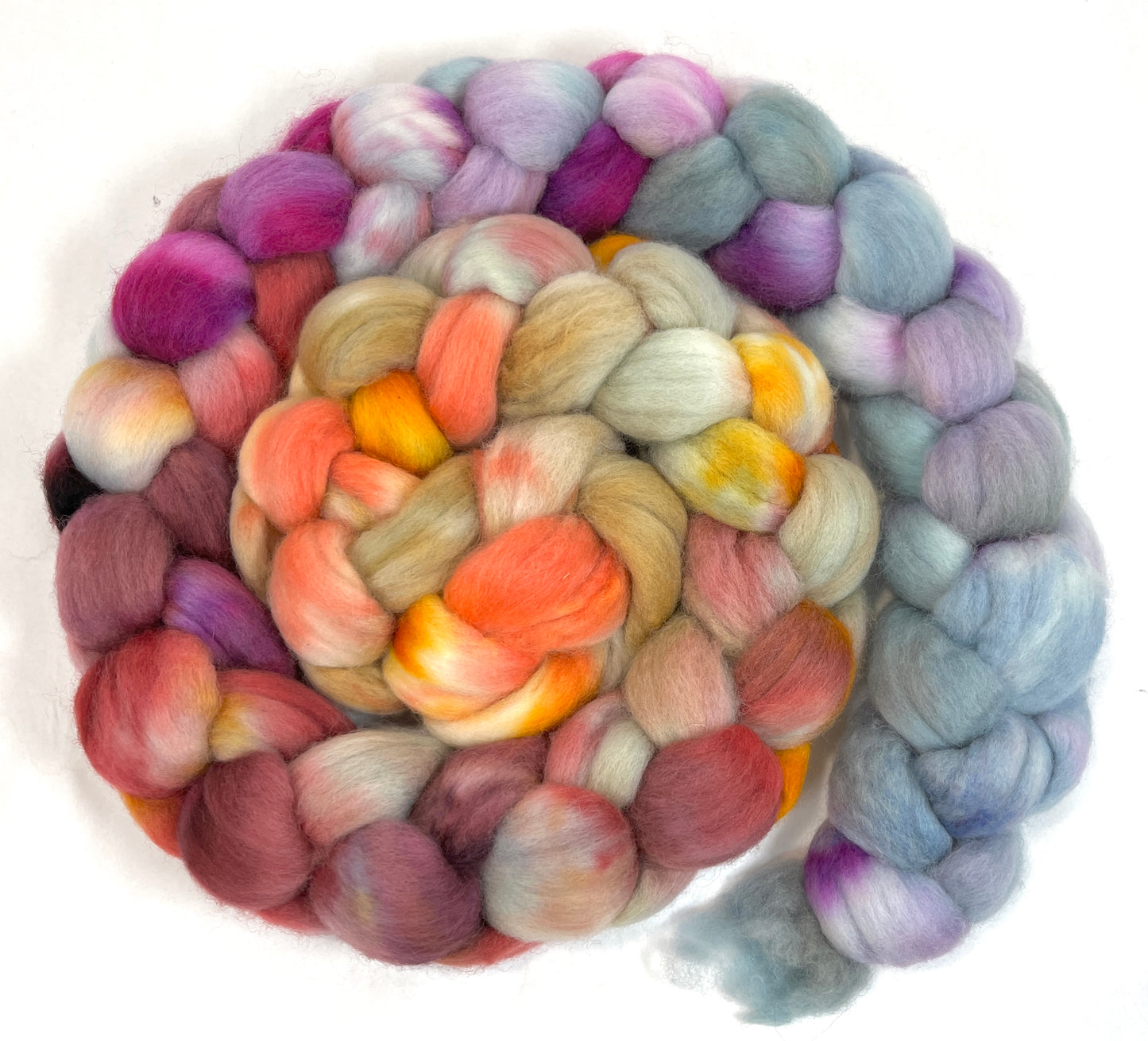 Day's End 0212-03, 5.5 oz Polwarth wool combed top, roving, spinning fiber, handspinning, felting, needle felting, weaving supplies