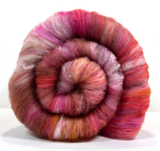 Crayon Box Batt 0826-05 - 3.7 oz Soft wool, spinning fiber, drumcarded, handspinning, nuno, felting wool