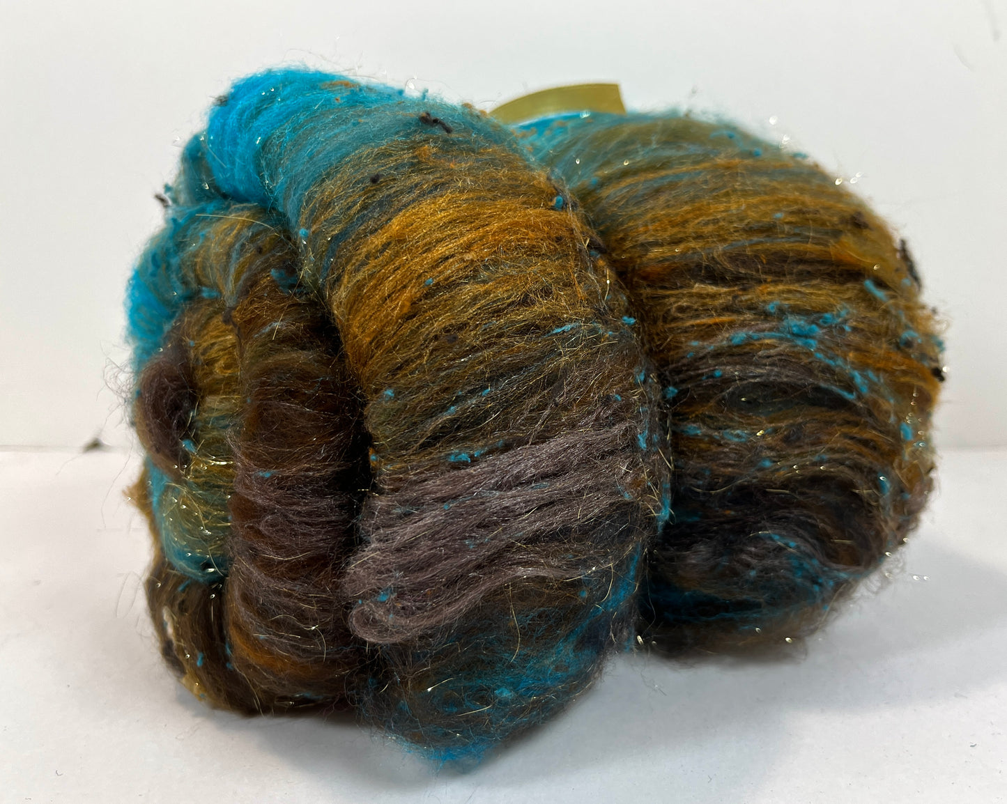 Keepsake Batt 1111-02 - 2.3 oz Polwarth wool, silk, noils, spinning fiber, drumcarded, handspinning, nuno, felting wool