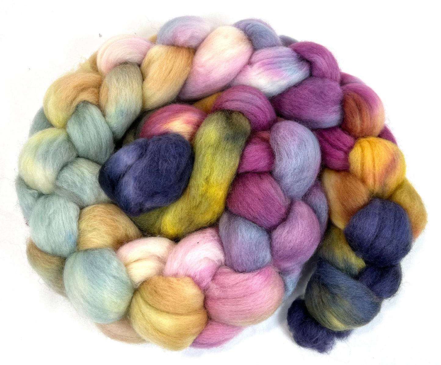 Day's End 0115-04, 3.6 oz Falkland Merino wool combed top, roving, spinning fiber, handspinning, felting, needle felting, weaving supplies