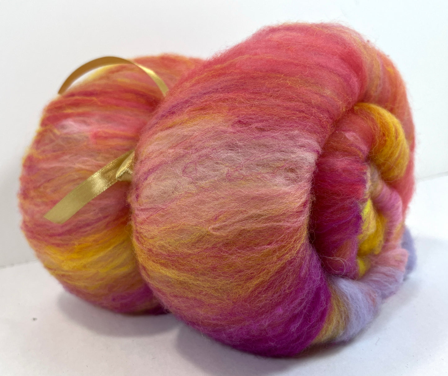 Crayon Box Batt 1003-03 - 2.8 oz Soft wool, NO SPARKLE, spinning fiber, drumcarded, handspinning, nuno, felting wool