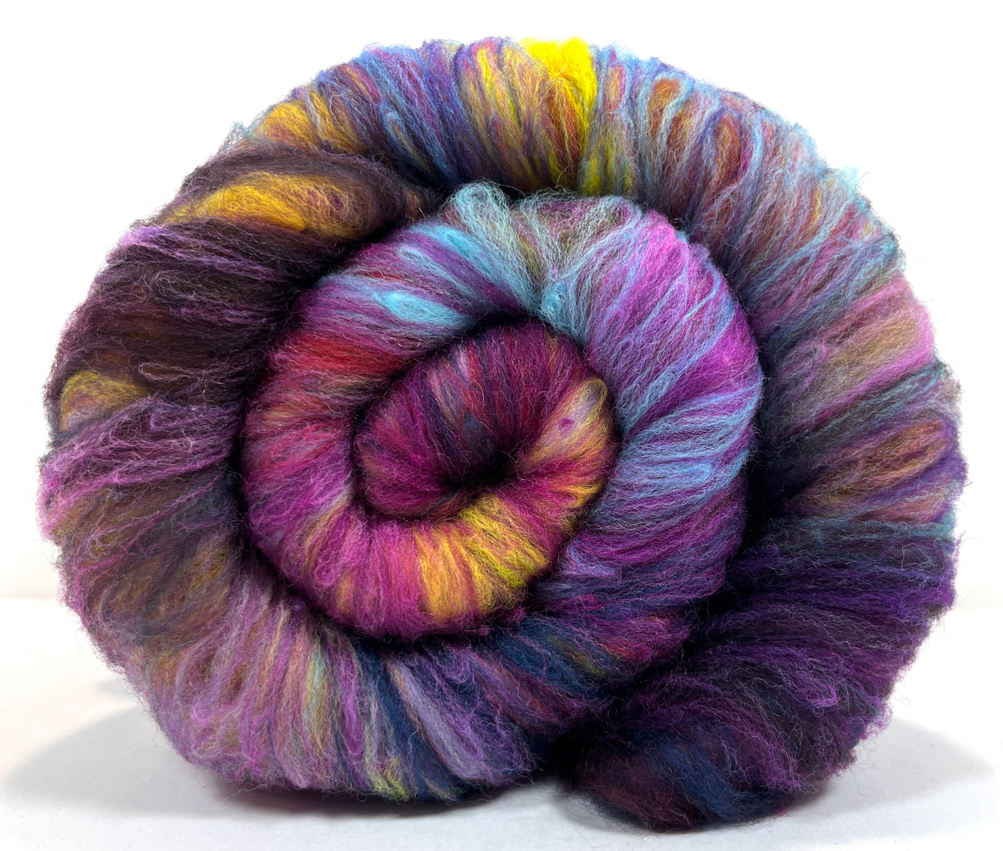 Crayon Box Batt 0826-07 - 4.1 oz Soft wool, spinning fiber, drumcarded, handspinning, nuno, felting wool
