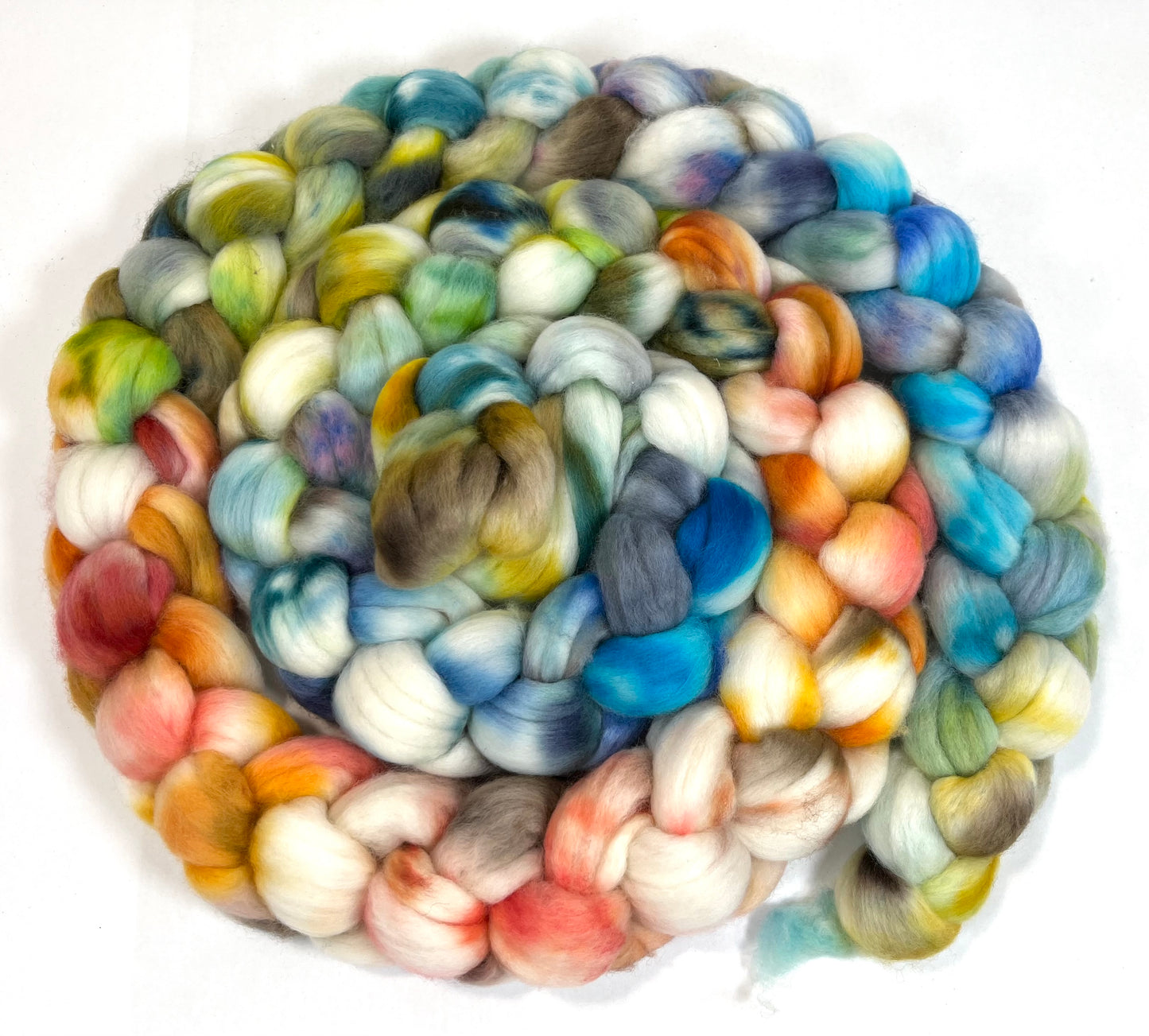 Day's End 0618-05 - 8.7 Falkland Merino wool combed top, roving, spinning fiber, handspinning, felting, needle felting, weaving supplies