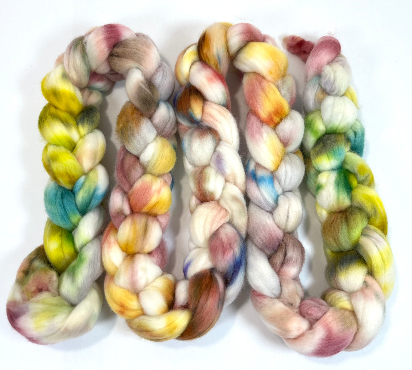 Day's End 0618-01 - 7.6 Polwarth wool combed top, roving, spinning fiber, handspinning, felting, needle felting, weaving supplies