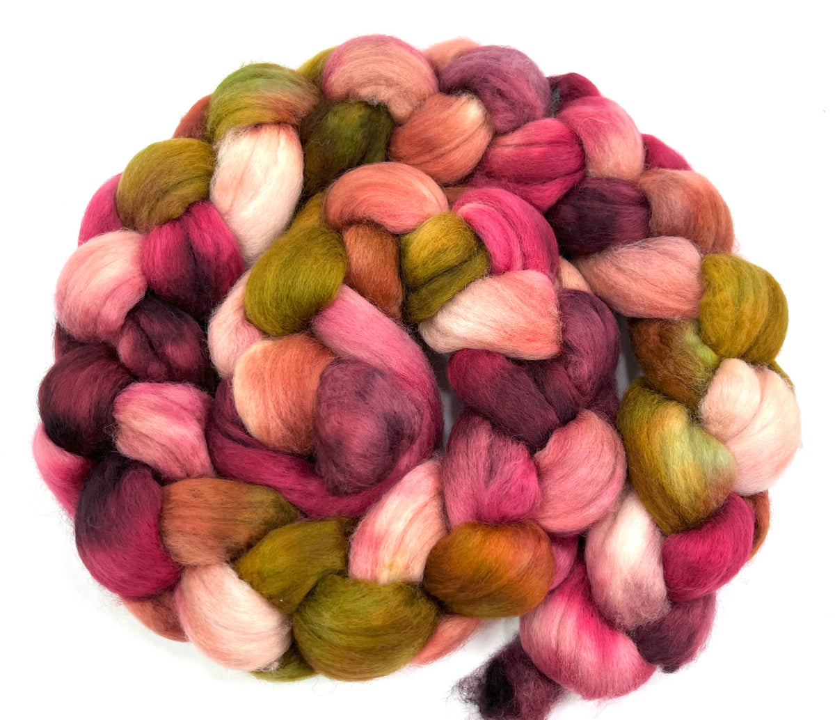 Rowena Oopsies - 4 oz Falkland Merino or Targhee combed top, roving, spinning fiber, handspinning, felting, needle felting, weaving supplies