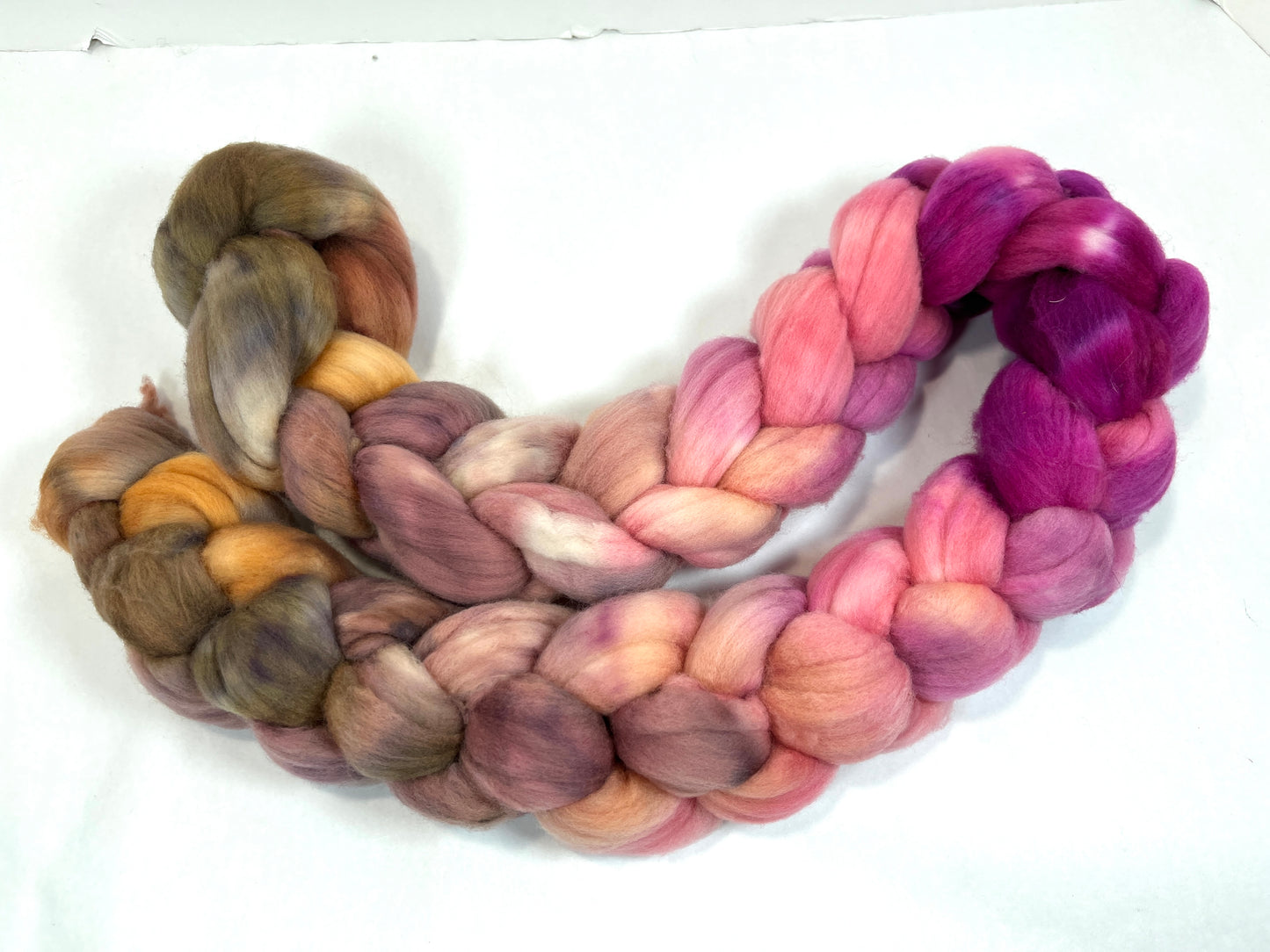 Day's End 0212-02 - 5.4 oz Targhee wool combed top, roving, spinning fiber, handspinning, felting, needle felting, weaving supplies