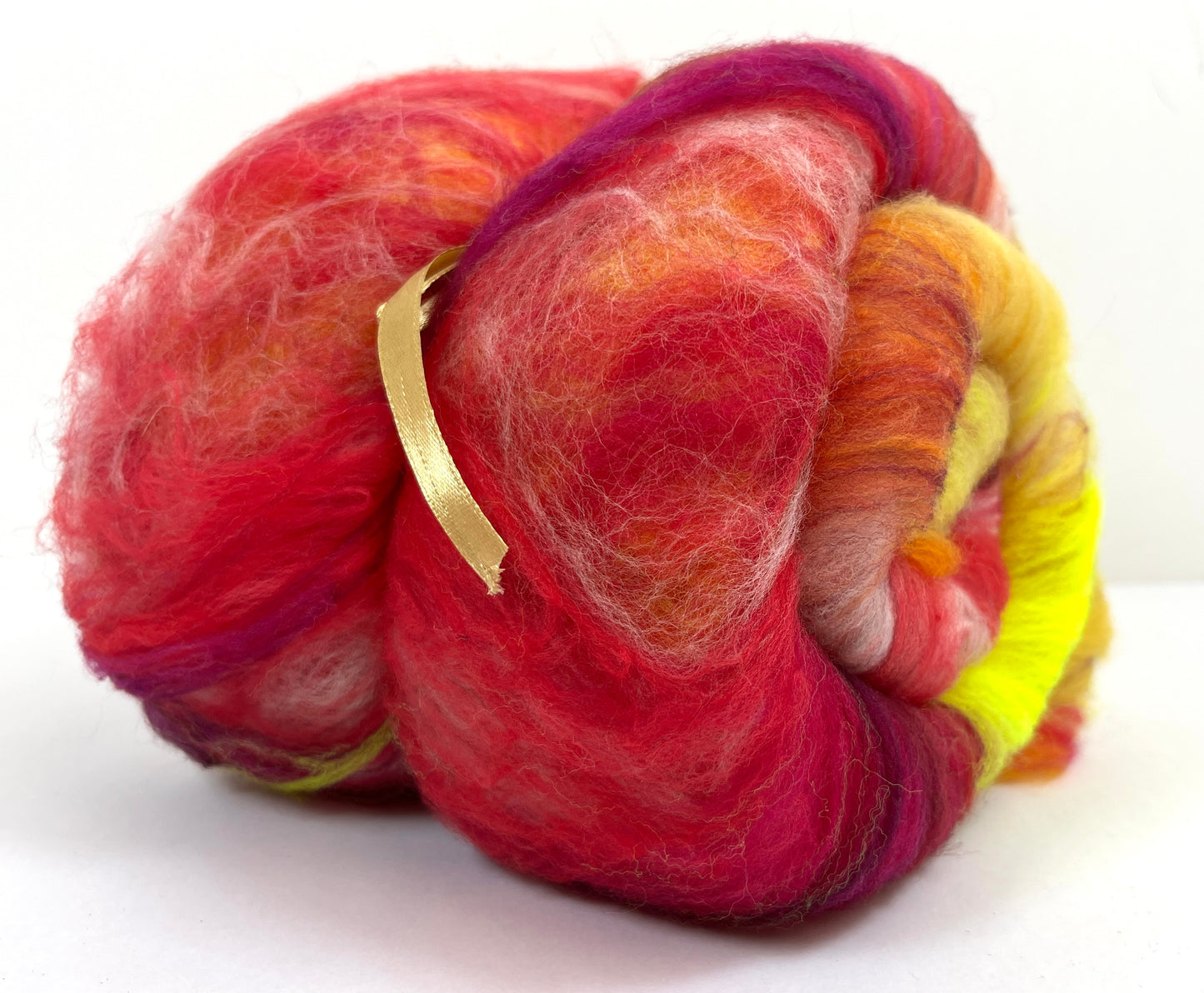 Crayon Box Batt 0701-05 - 3.7 oz Soft wool, NO SPARKLE, spinning fiber, drumcarded, handspinning, nuno, felting wool