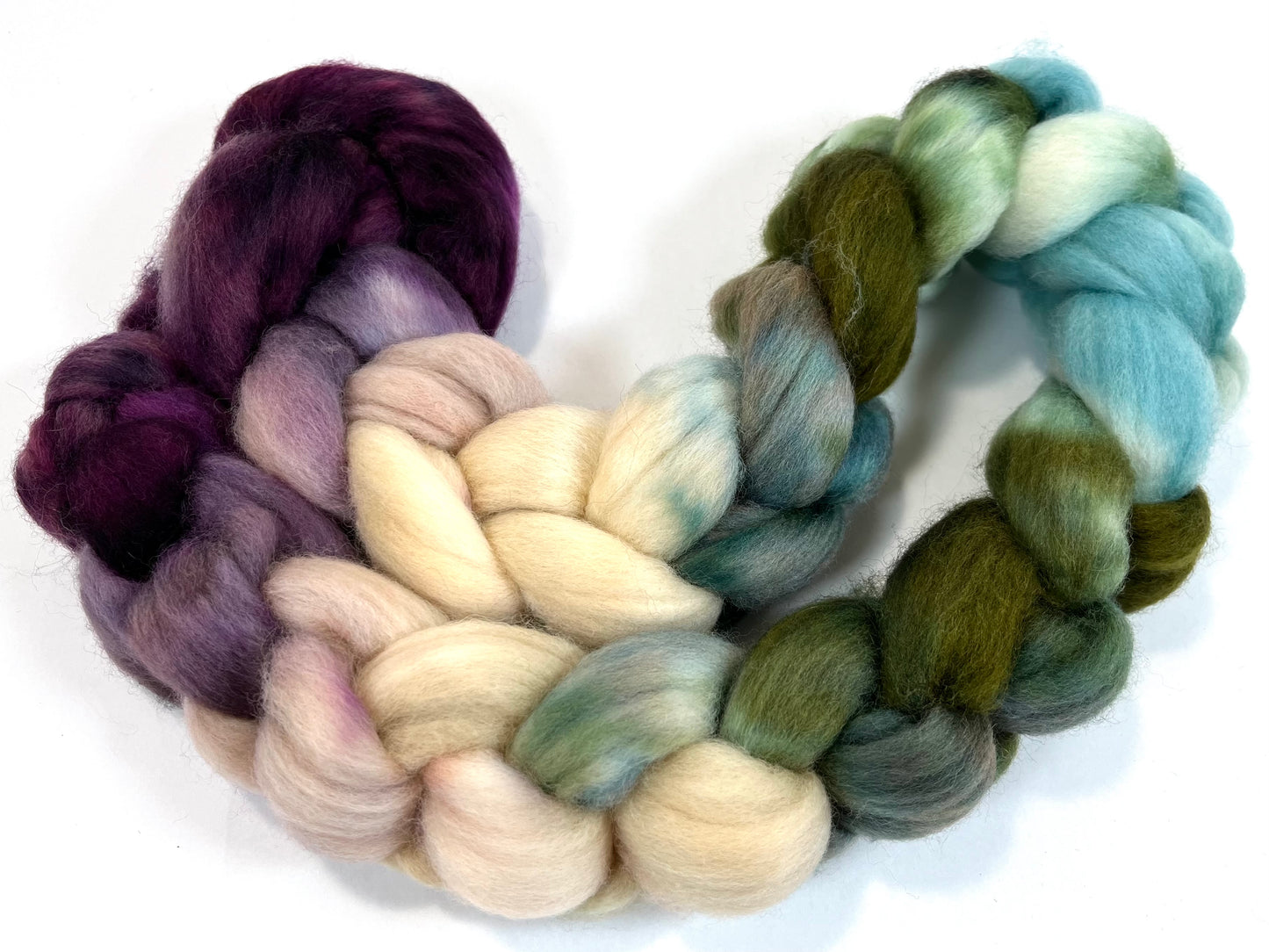 Limited Edition 0523-02 - 4 oz Corriedale wool combed top, roving, spinning fiber, handspinning, felting, needle felting, weaving supplies