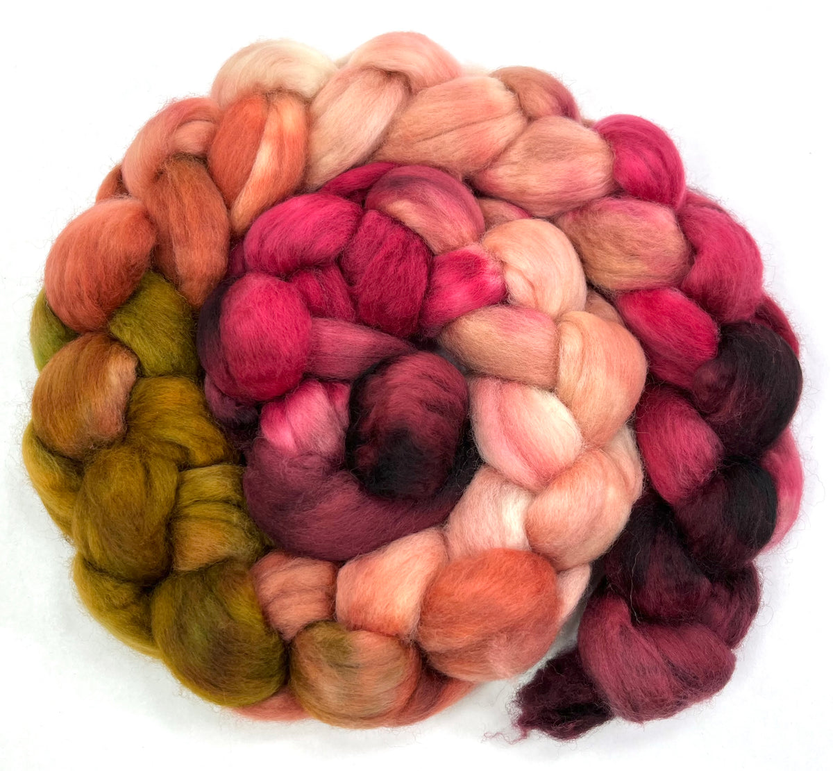 Rowena Oopsies - 4 oz Falkland Merino or Targhee combed top, roving, spinning fiber, handspinning, felting, needle felting, weaving supplies