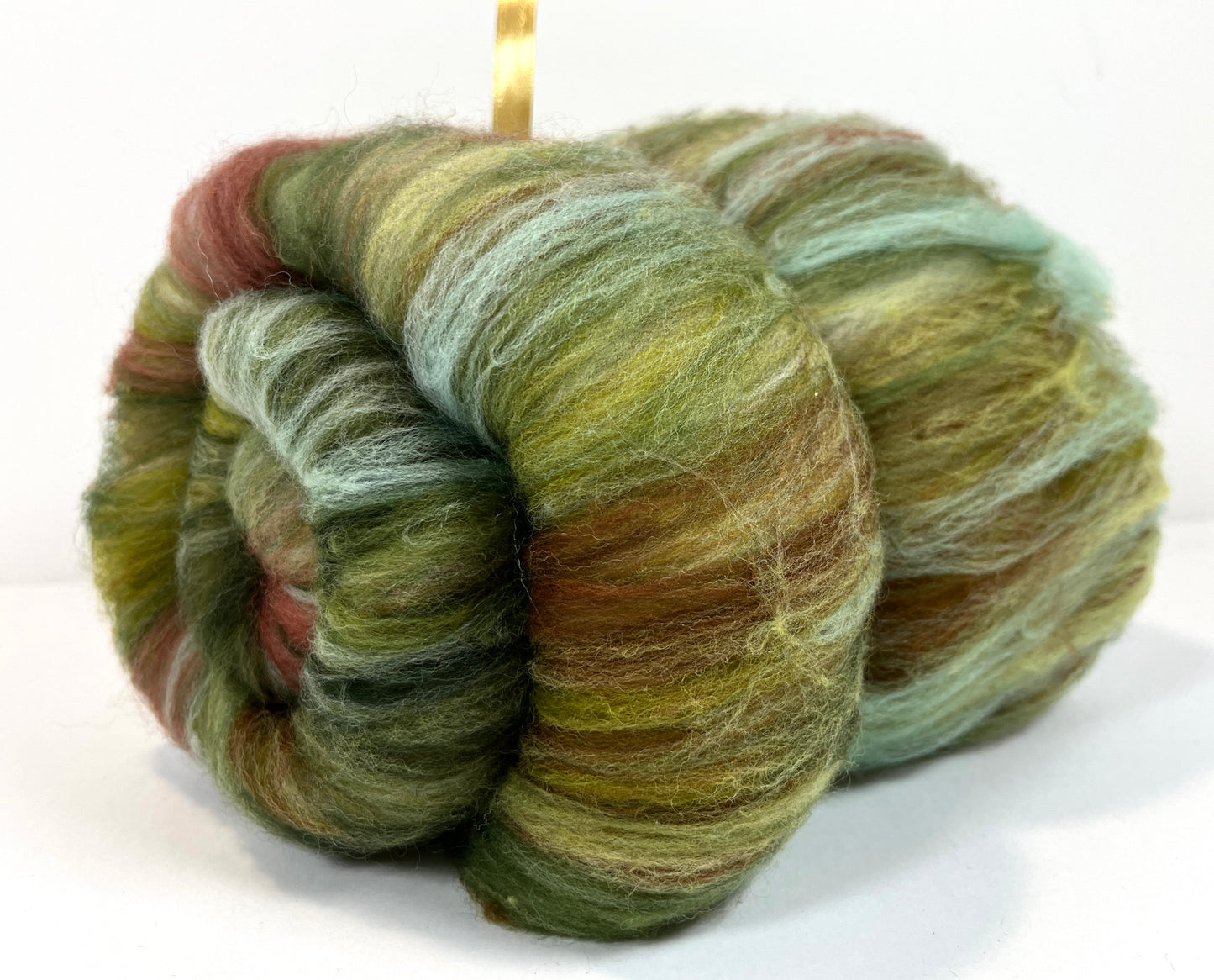 Crayon Box Batt 0922-01 - 3.6 oz Soft wool, NO SPARKLE, spinning fiber, drumcarded, handspinning, nuno, felting wool