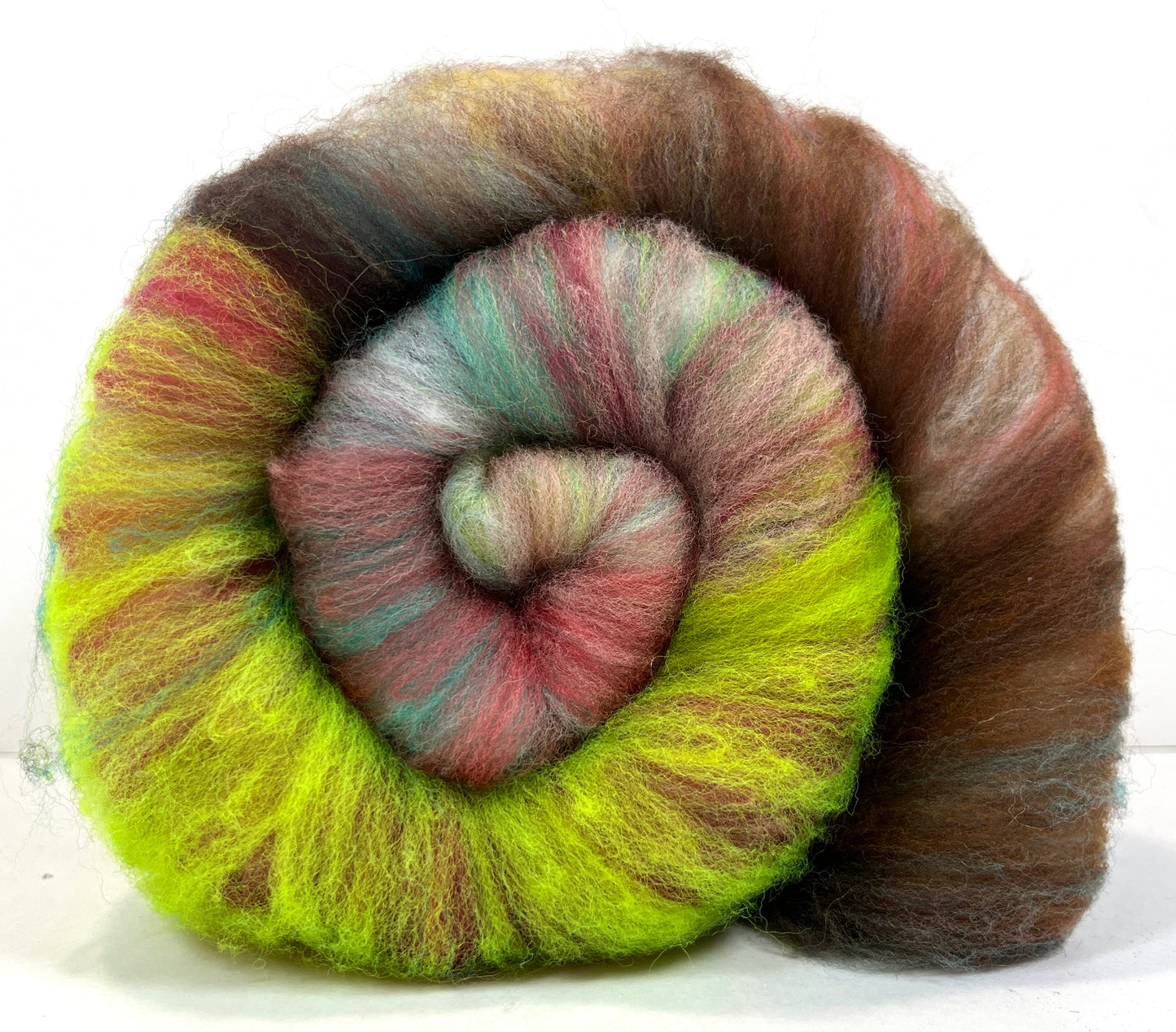 Crayon Box Batt 1201-08 - 3.3 oz Soft wool, NO SPARKLE, spinning fiber, drumcarded, handspinning, nuno, felting wool