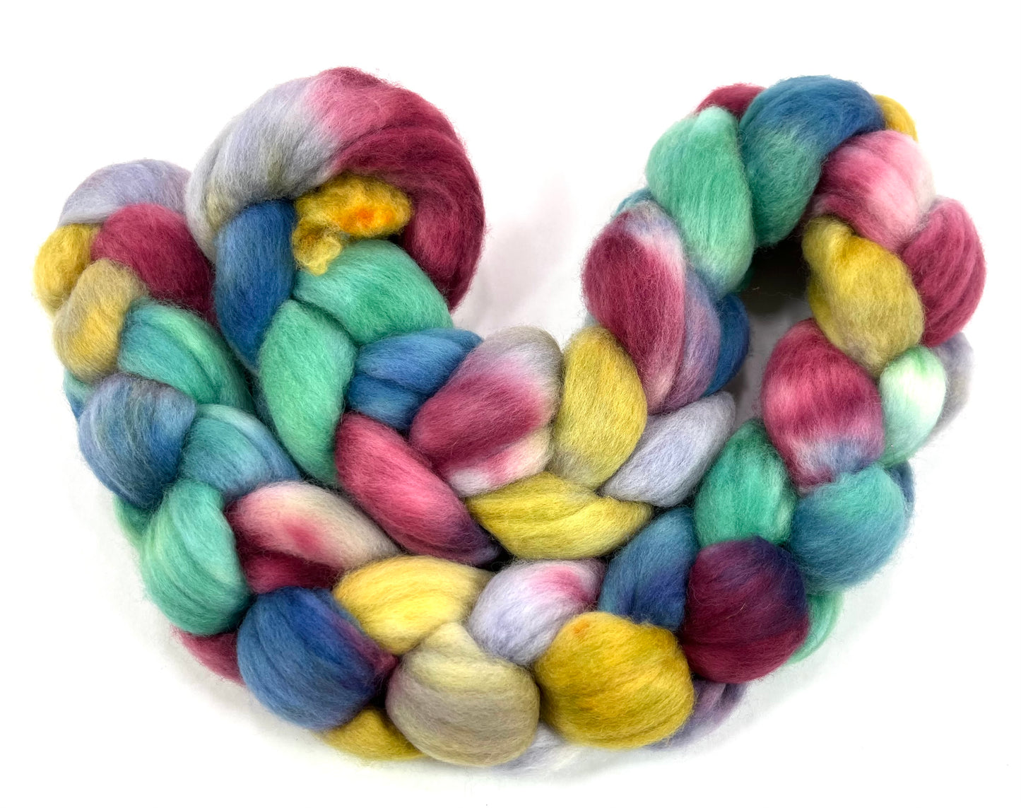 Tester 0831-04 - 4 oz Polwarth wool combed top, roving, spinning fiber, handspinning, felting, needle felting, weaving supplies