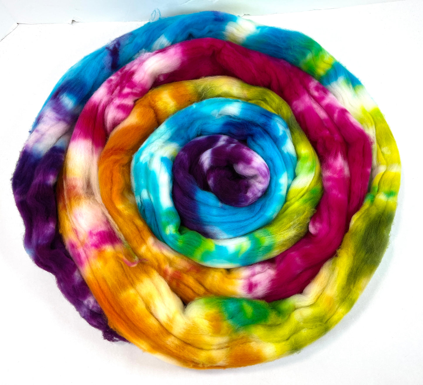 Plumeria MG - 4 oz SUPERWASH Merino wool combed top, roving, spinning fiber, handspinning, baby yarn