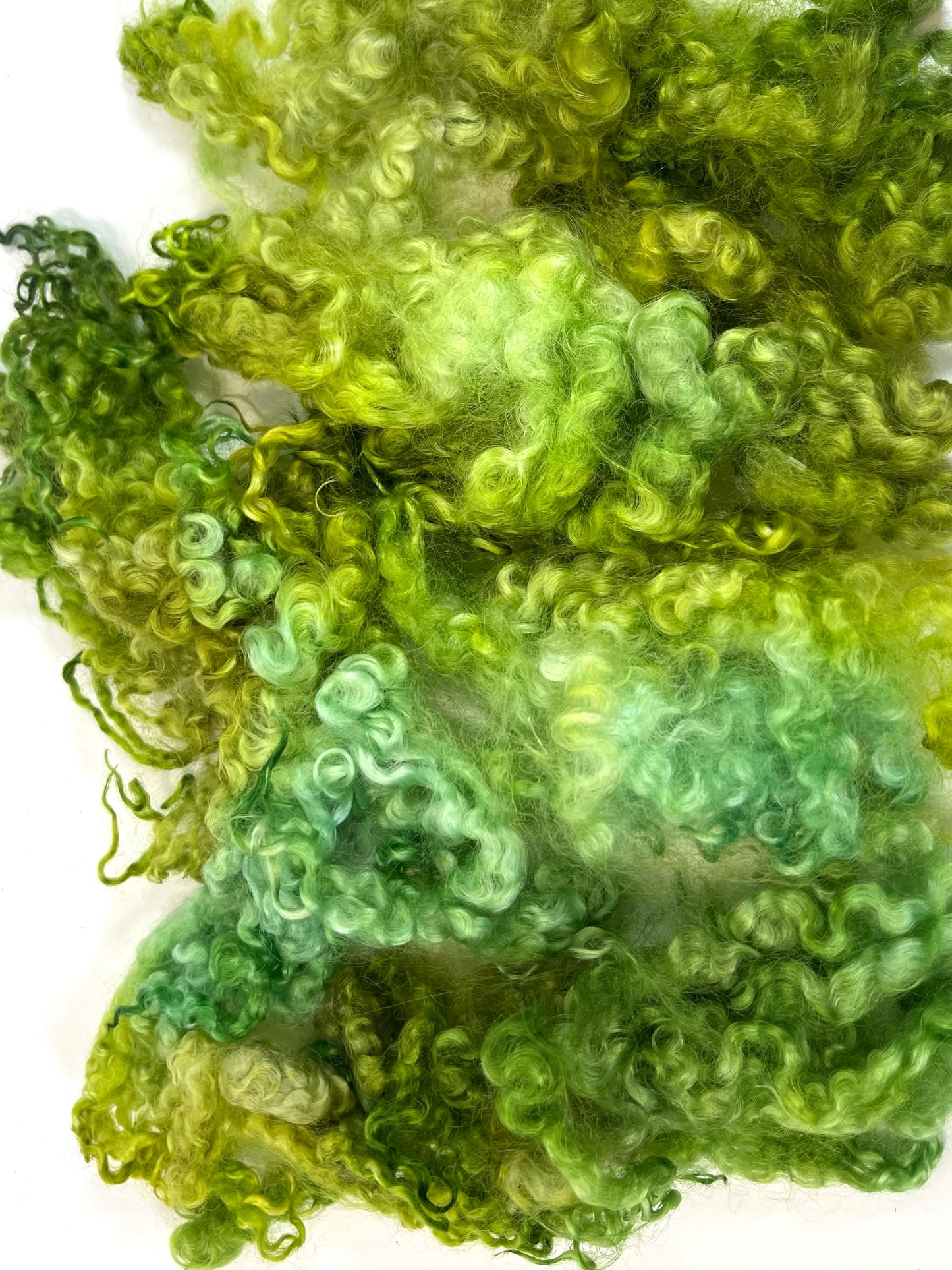 Wensleydale Locks, 1.3 oz, 0615-10, super clean, spinning, felting, fiber art, doll hair, nuno, lockspun yarn