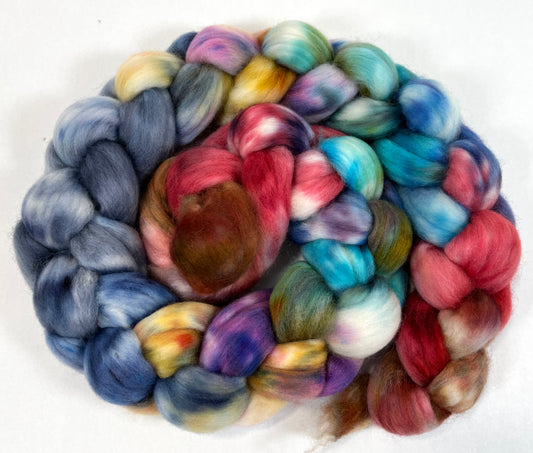Day's End 1015-02, 4 oz Falkland Merino wool combed top, roving, spinning fiber, handspinning, felting, needle felting, weaving supplies