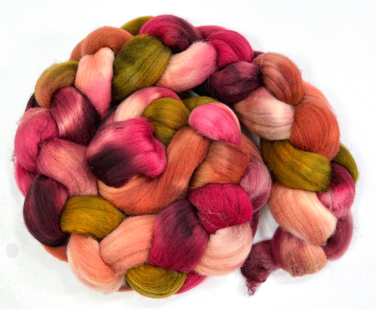 Rowena Oopsies - 4 oz Falkland Merino or Targhee combed top, roving, spinning fiber, handspinning, felting, needle felting, weaving supplies