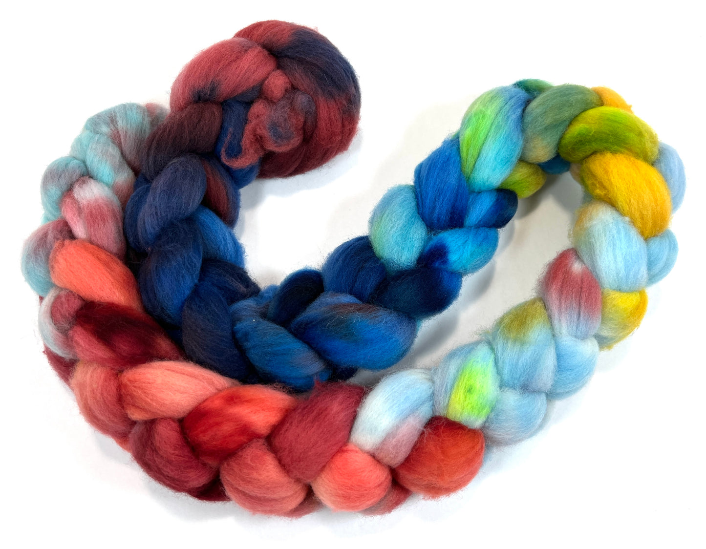 Day's End 0828-02B, 6.8 oz Targhee wool combed top, roving, spinning fiber, handspinning, felting, needle felting, weaving supplies