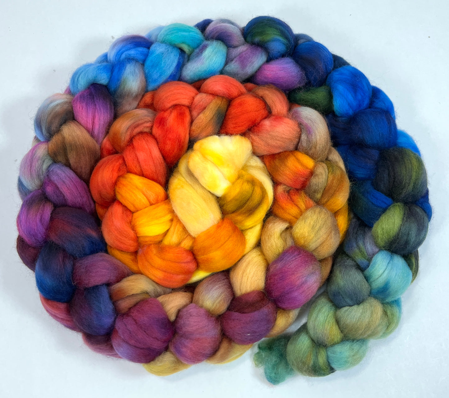 Day's End 1004-02, 6.6 oz Falkland Merino wool combed top, roving, spinning fiber, handspinning, felting, needle felting, weaving supplies