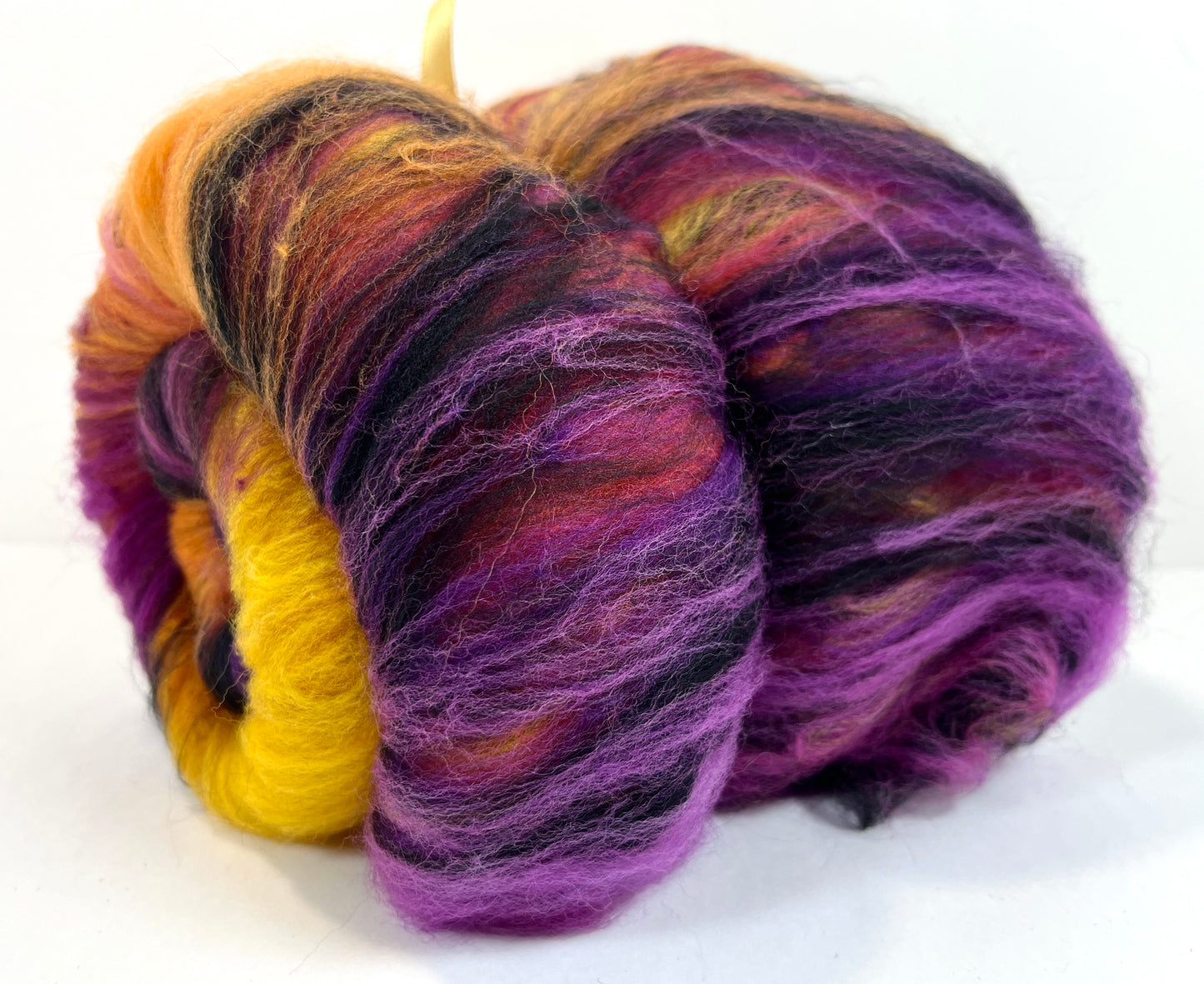 Crayon Box Batt 1004-01 - 4 oz Soft wool, NO SPARKLE, spinning fiber, drumcarded, handspinning, nuno, felting wool