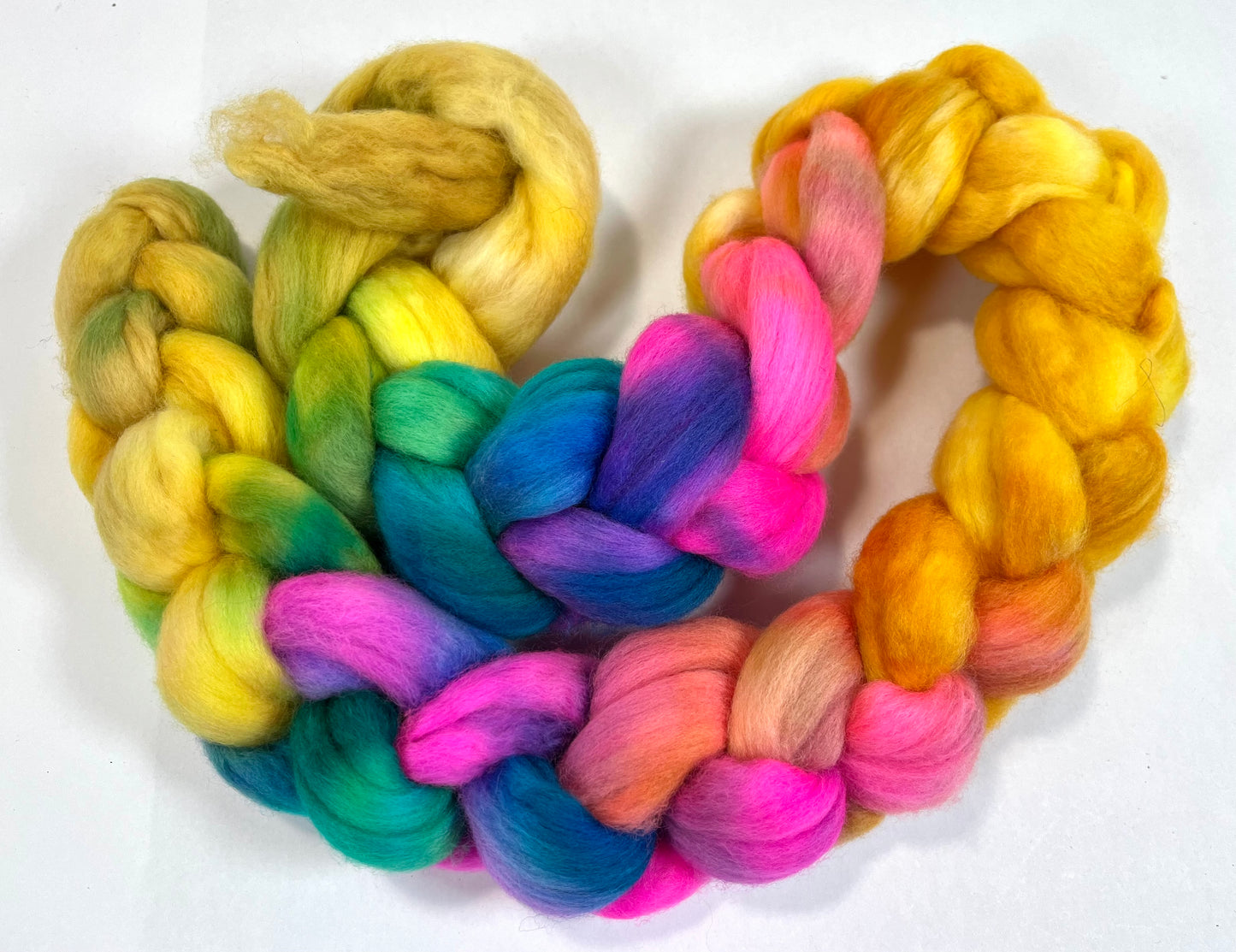 Limited Edition 0527-02B- 4 oz Falkland Merino wool combed top, roving, spinning fiber, handspinning, felting, needle felting, weaving supplies