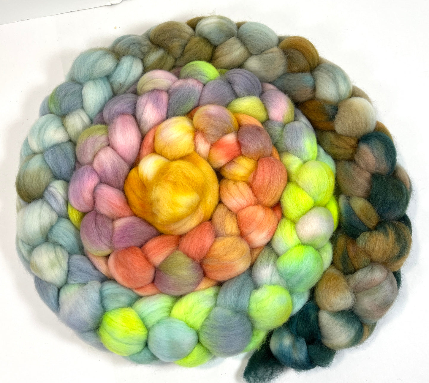 Day's End 0328-01 - 10.4 oz Corriedale wool combed top, roving, spinning fiber, handspinning, felting, needle felting, weaving supplies