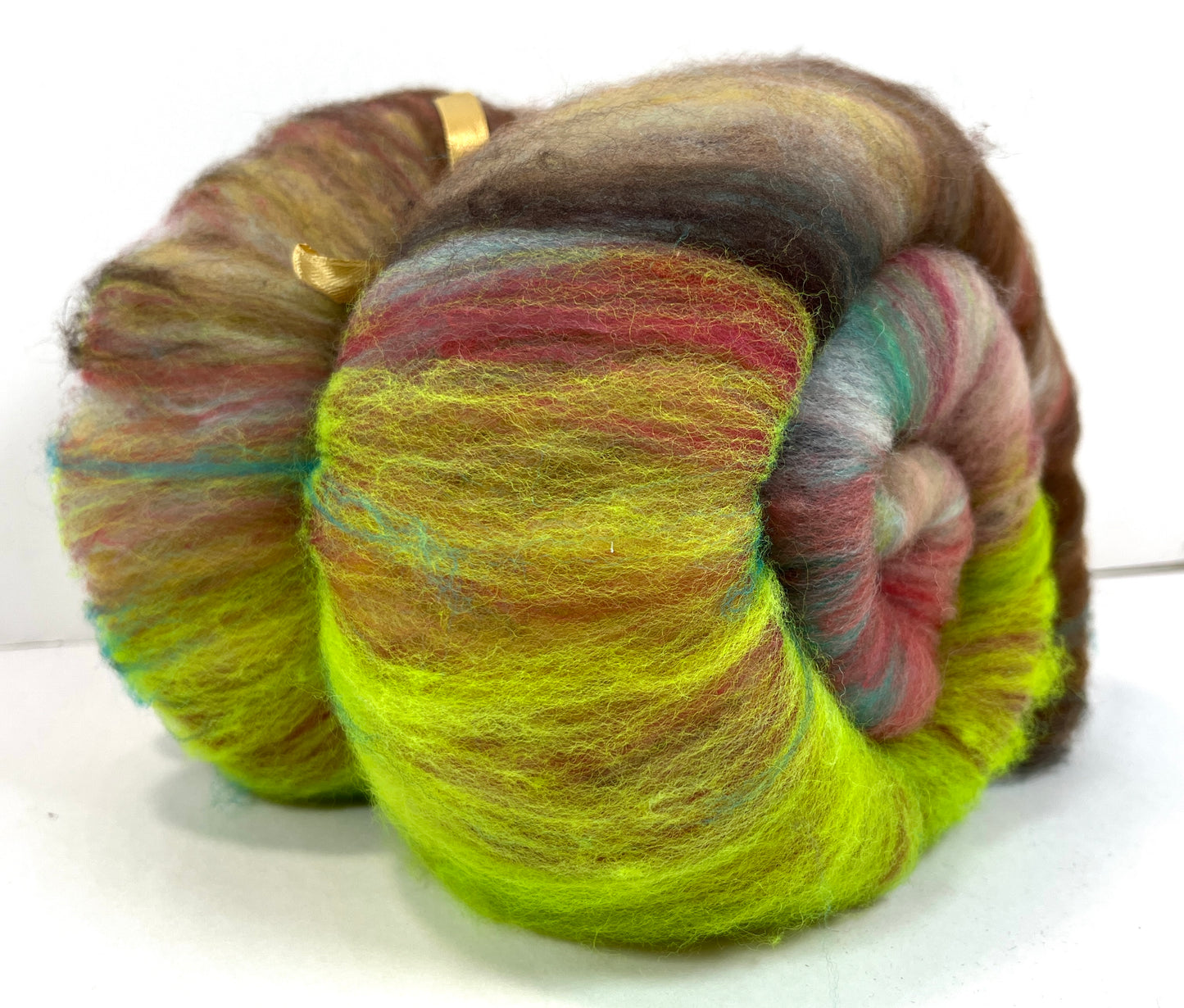 Crayon Box Batt 1201-08 - 3.3 oz Soft wool, NO SPARKLE, spinning fiber, drumcarded, handspinning, nuno, felting wool