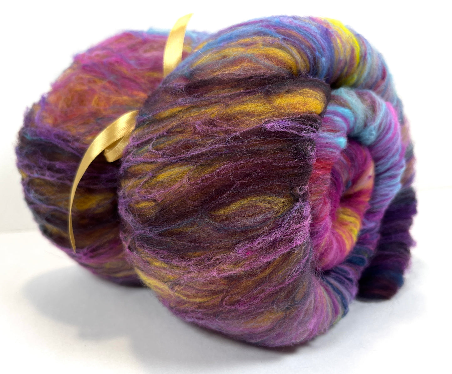 Crayon Box Batt 0826-07 - 4.1 oz Soft wool, spinning fiber, drumcarded, handspinning, nuno, felting wool