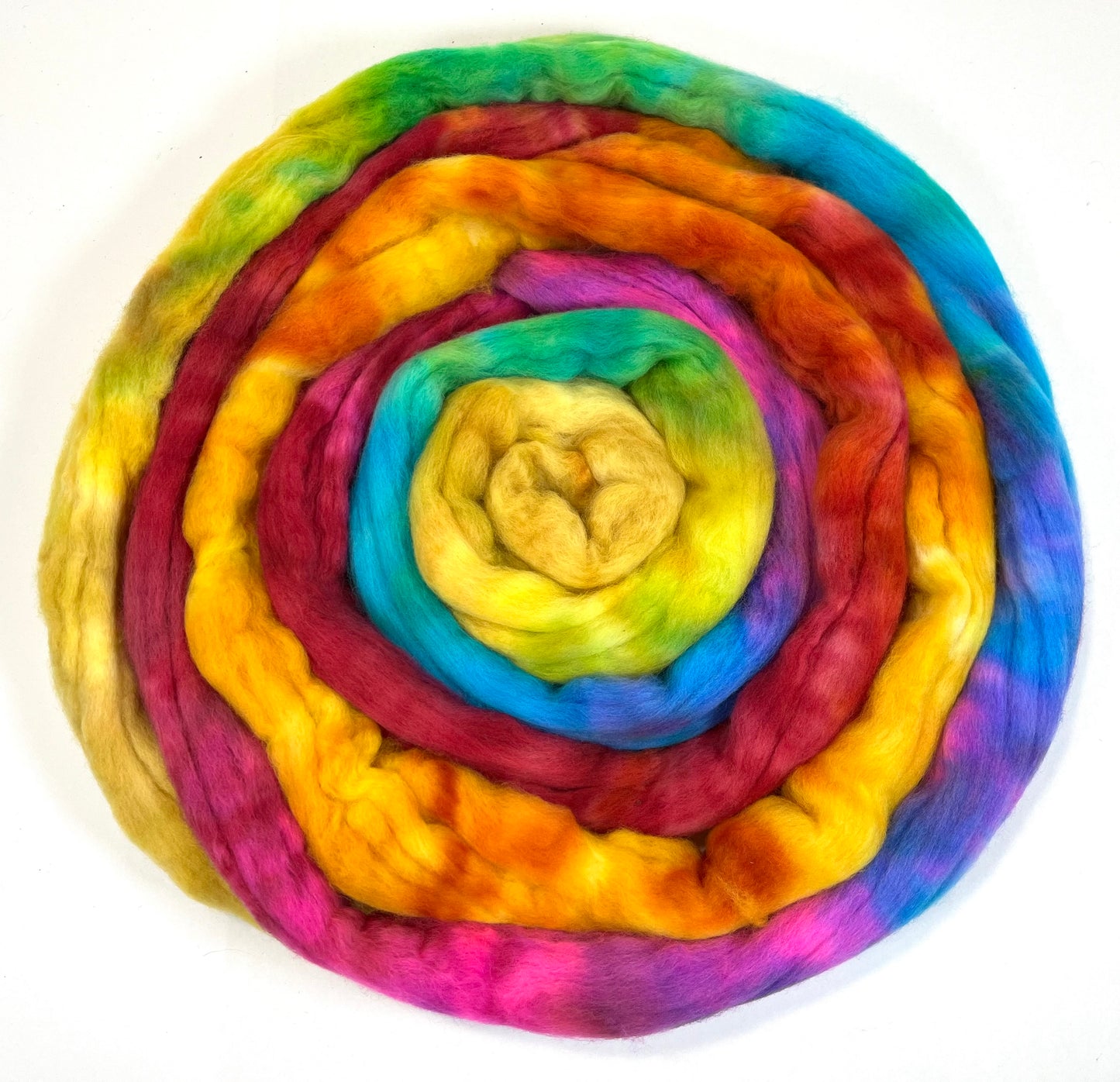 Limited Edition 0527-02A- 4 oz Falkland Merino wool combed top, roving, spinning fiber, handspinning, felting, needle felting, weaving supplies