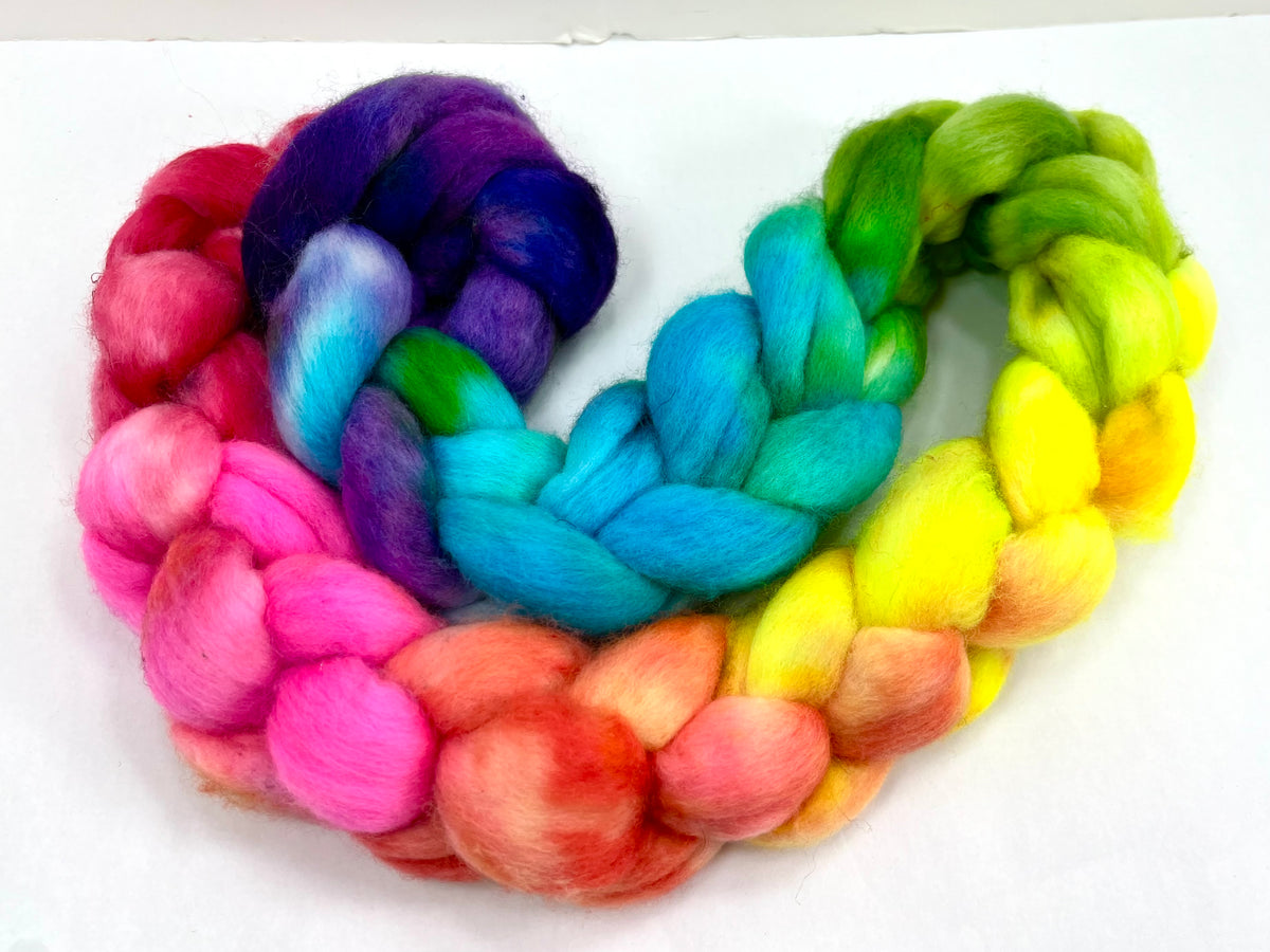 Day's End 0923-03 - 4.3 oz Polwarth wool combed top, roving, spinning fiber, handspinning, felting, needle felting, weaving supplies