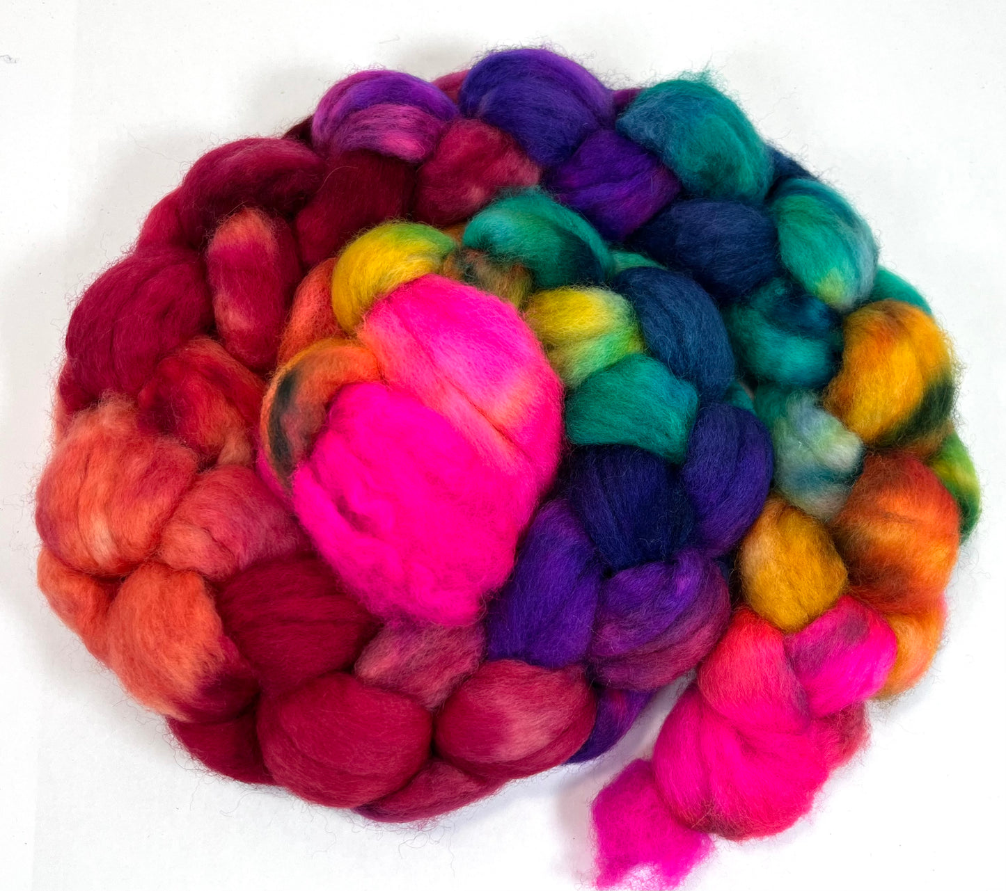 Limited Edition Fantasmic - 4 oz wool combed top, roving, spinning fiber, handspinning, felting, needle felting, weaving supplies