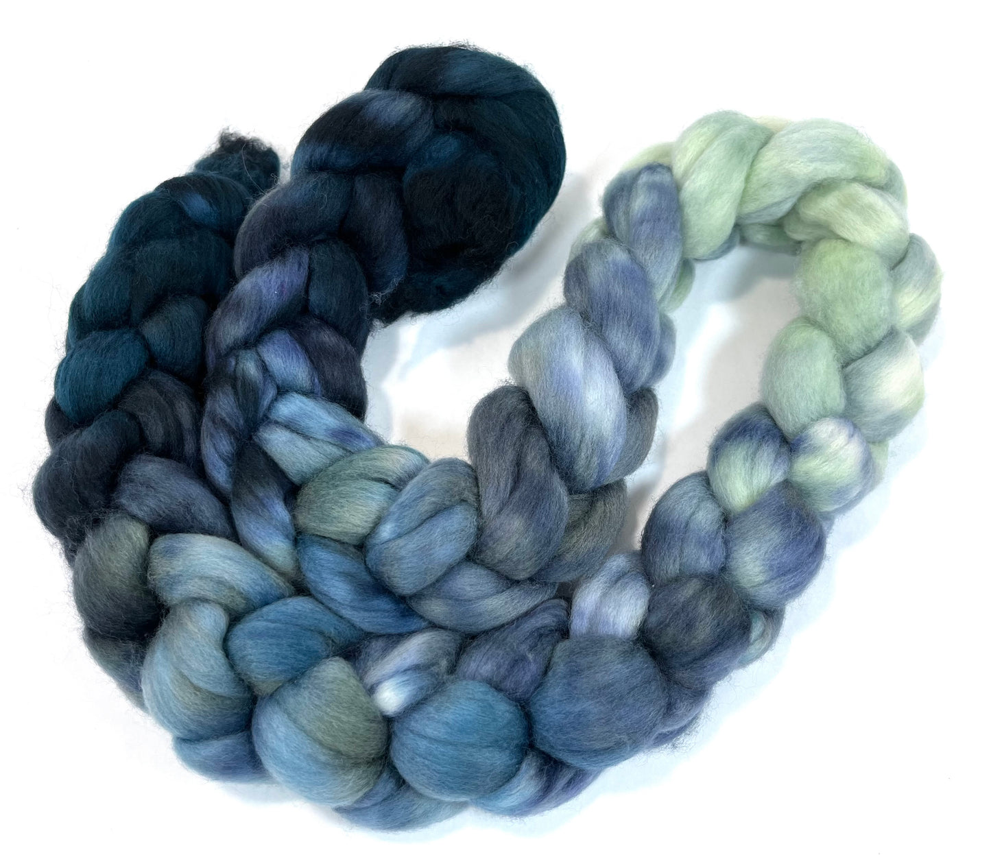 The River Styx Oopsie, 4 oz Falkland Merino wool combed top, roving, spinning fiber, handspinning, felting, needle felting, weaving supplies